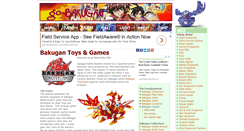 Desktop Screenshot of go-bakugan.com