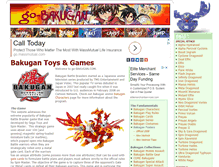 Tablet Screenshot of go-bakugan.com